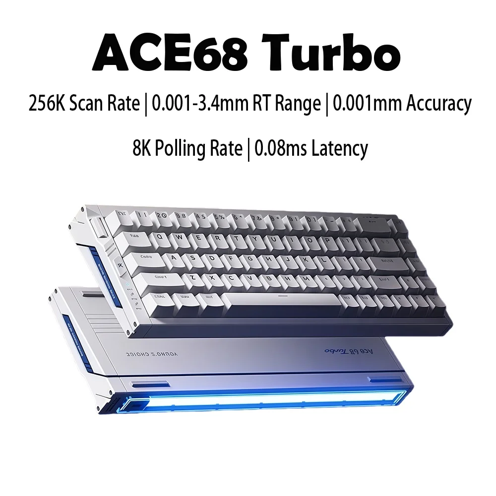 MCHOSE ACE68 Turbo Mechanical Gaming Keyboard Customized 0.001mm