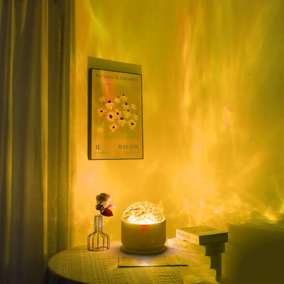 

Ligghig Colorful Starry Sky Projector Light Rotating Magic Ball RGB Moon Galaxy LED Night Lights Bedroom Decor Projection Light