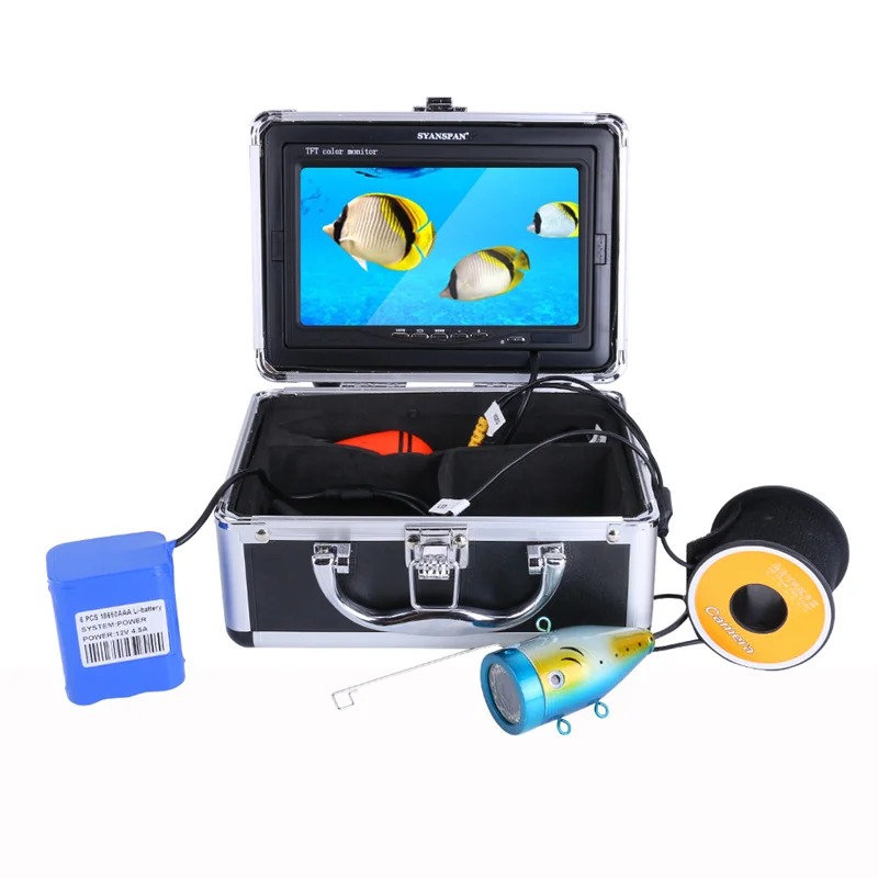 2027 7 Inch Pro Professional Night Vision Underwater Lcd Deeper Marine  Sonar With Double Lights