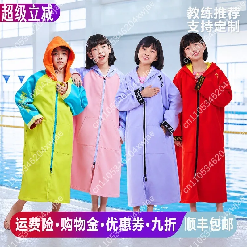 Quick Dry Absorbent Thermal Poncho Robe for Adult Sports Portable Towel