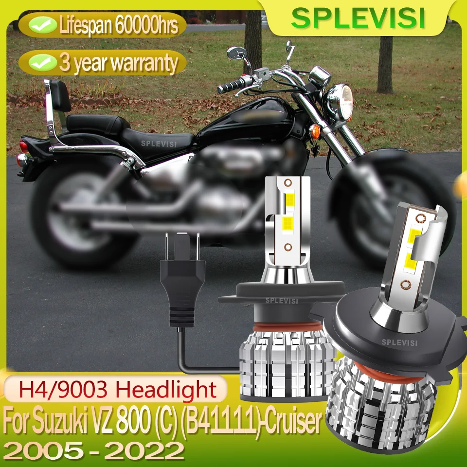 

Long-Lasting 60000 Hours LED H4 motorcycle Headlight For Suzuki VZ 800 (C) (B41111)-Cruiser 2005 2006 2007 2008 2009 2010-2022