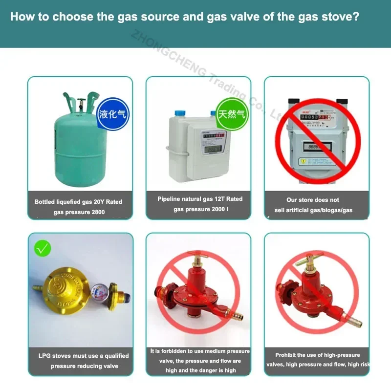 7.2KW/5.2kw แก๊สเตาสแตนเลสเตาแก๊สธรรมชาติ/Liquefied Gas เตา Fierce Fire Timing เป็ดแมนดารินเตา