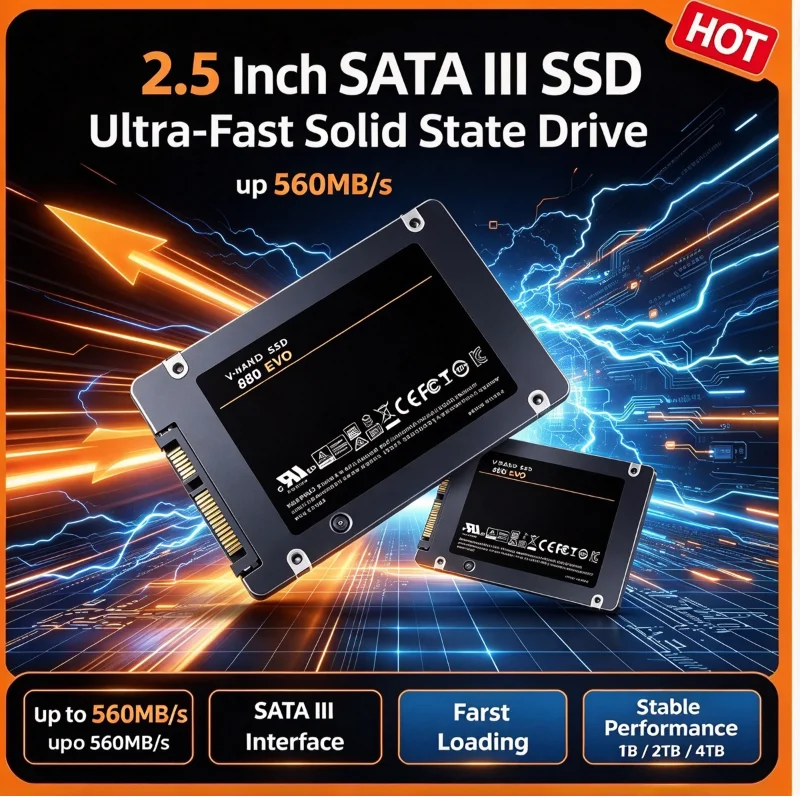 Original Internal Solid State Hard Drive SATA III 2.5