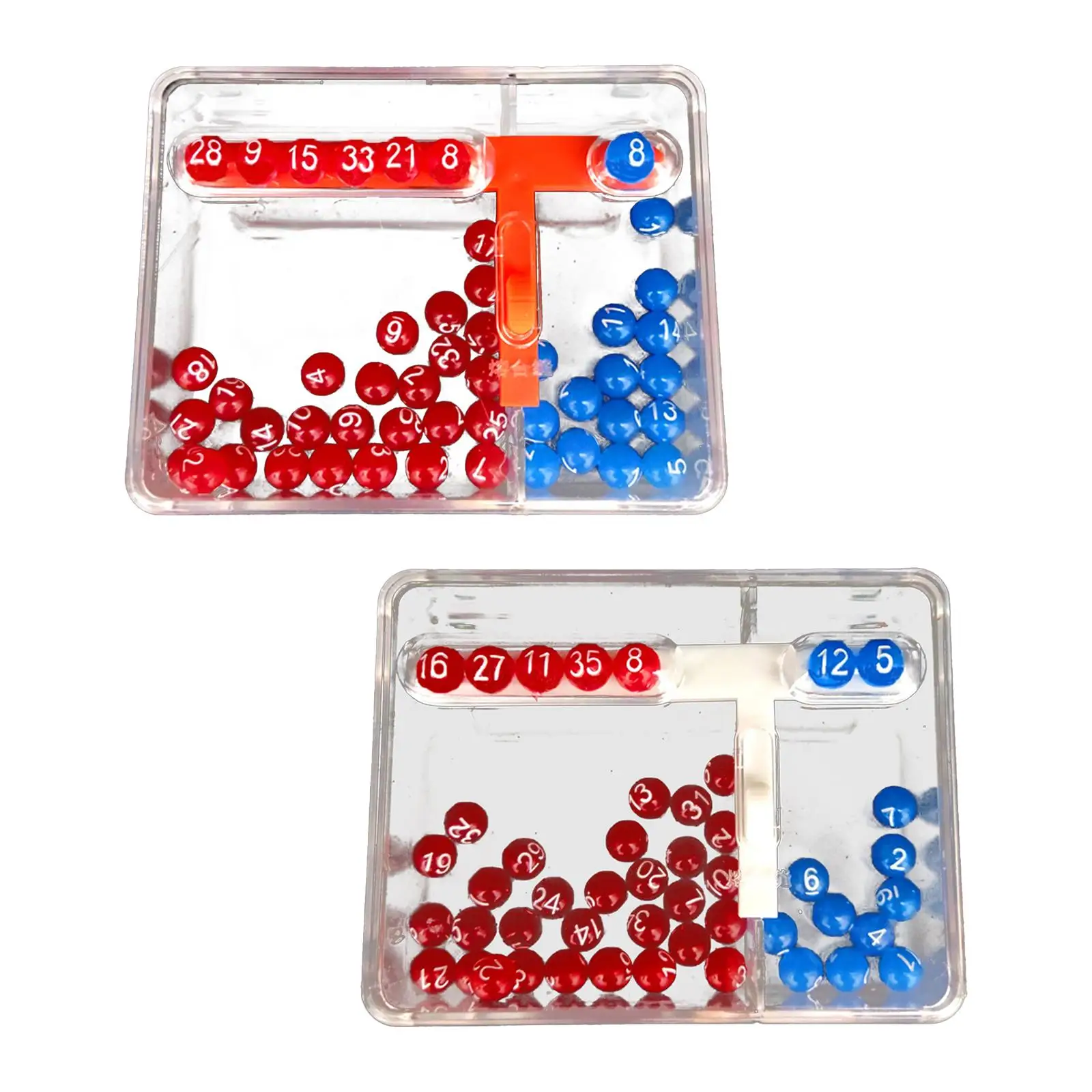 Lottery Number Picker Portable Mini Colorful Tally Balls Entertainment Raffle Toy Draw Game Fine Motor Toy Mini Lottery Machine