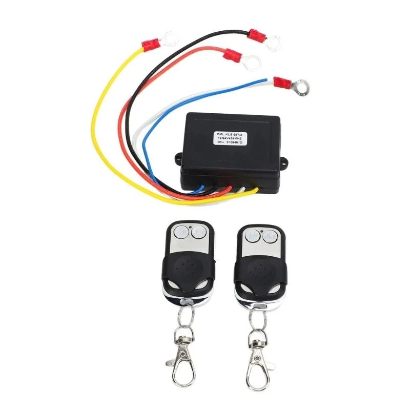 

2025 New Wireless Winch Remote Control Switch Receiver 315-433MHZ Easy Installation