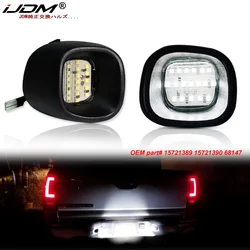 2Pcs License Number Plate Light For Chevrolet Blazer S10 GMC Jimmy Sonoma Oldmobile Bravada 1998-2004 Truck Tail Bumper LED Lamp