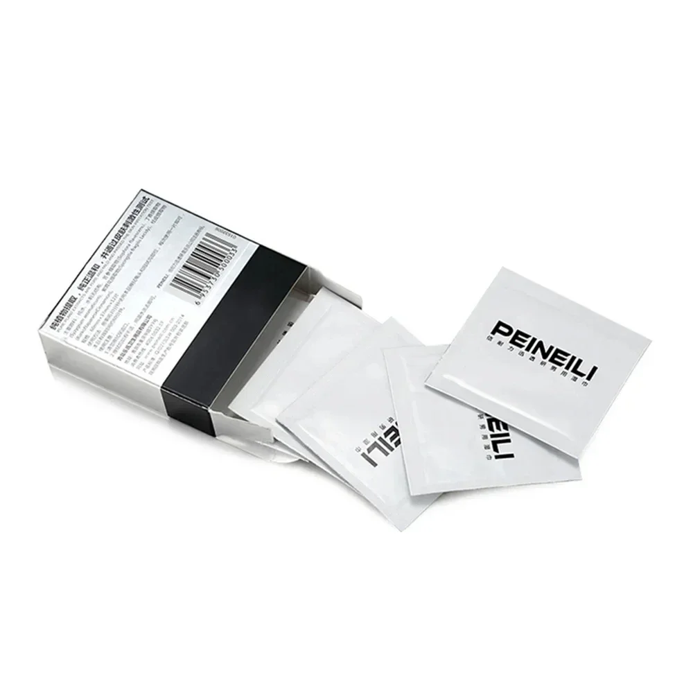 12 pezzi di tessuto per ritardo sessuale maschile, crema per il ritardo degli uomini di 60 minuti di lunghezza, previene l'eiaculazione precoce, tessuto per l'erezione del tempra del cazzo