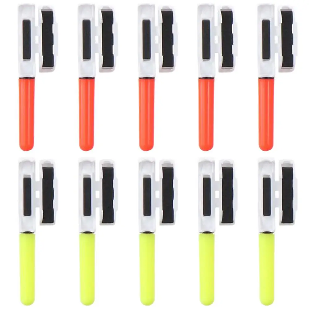 5pcs New Clip on Night 425 Battery Float Glow Stick Fluorescent Light Fishing Rod Tip Lightstick Bite Alarm