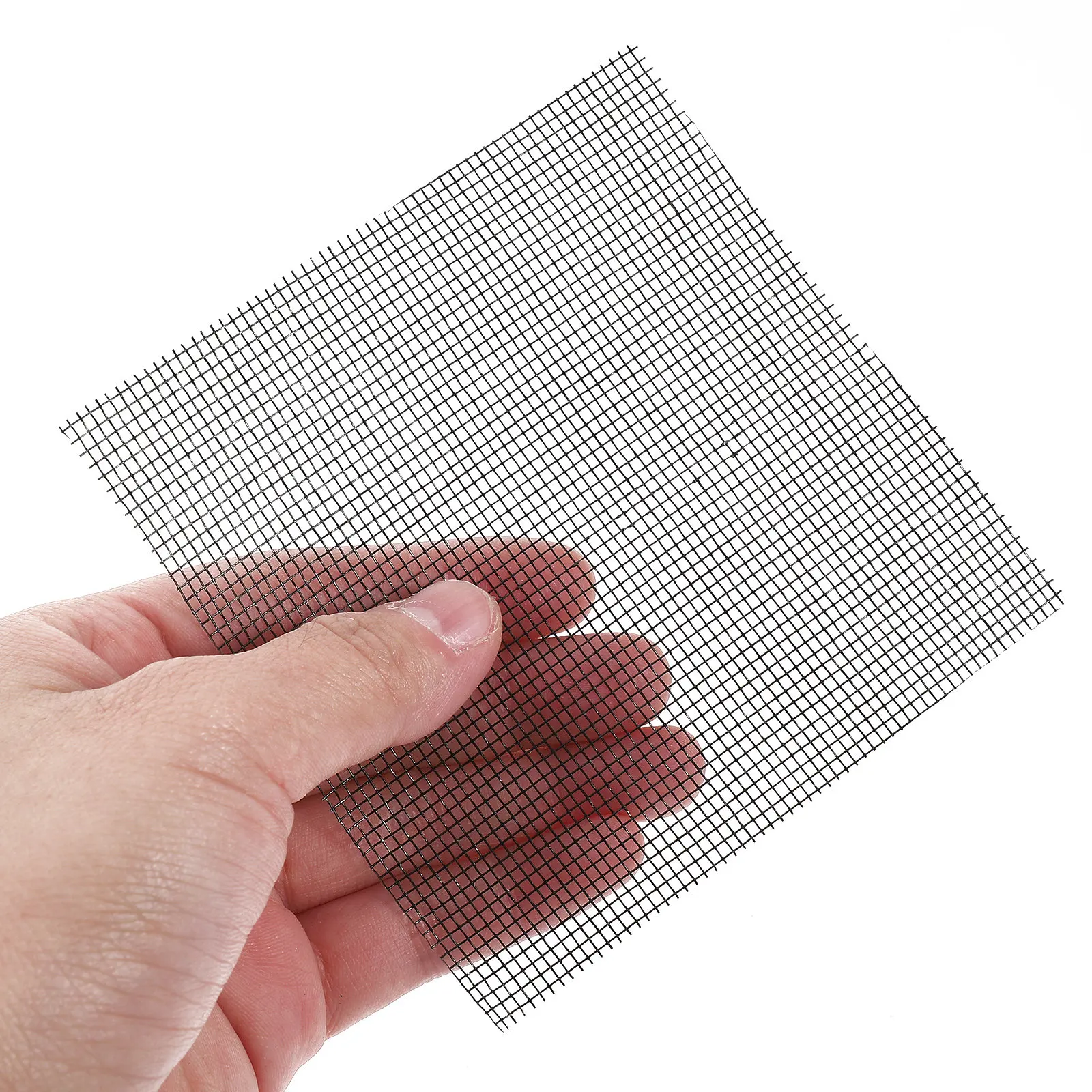 50pcs Flowerpot Mesh Pads – Fiberglass Drainage Net Liners for Planters, Succulents & Bonsai Pots to Prevent Soil Loss