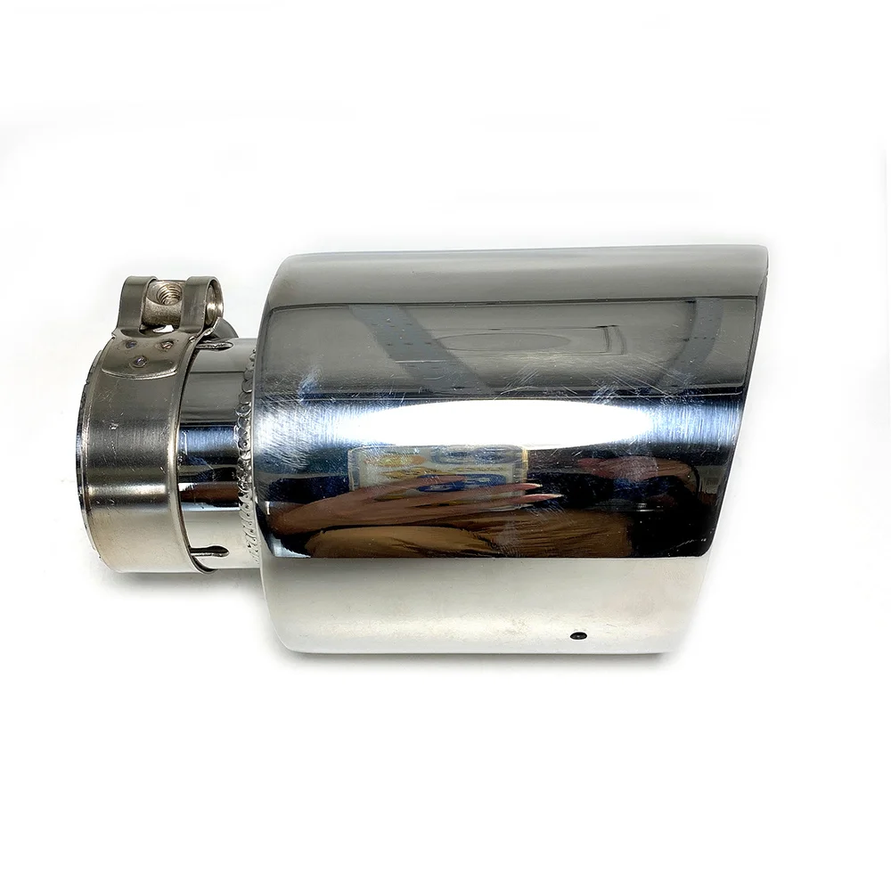 1Pcs Cars Attachment Exhaust Pipe Stainless Steel 304 Tail Throat Horn Outlet Hole Large Diameter 89mm 101mm 114mm Size