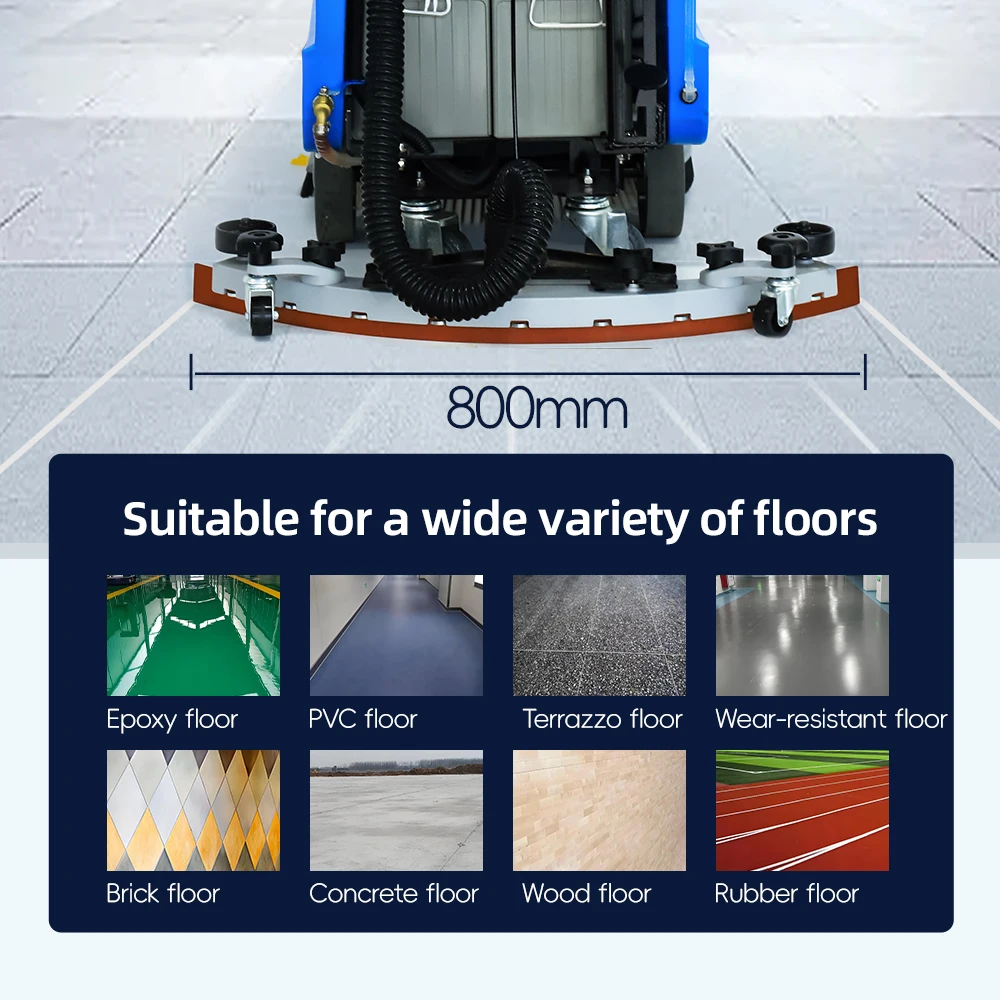 Automatic Industrial Equipment Floor Cleaner China Factory's Automatic Floor Sweeper Machine for Cleaning Floors
