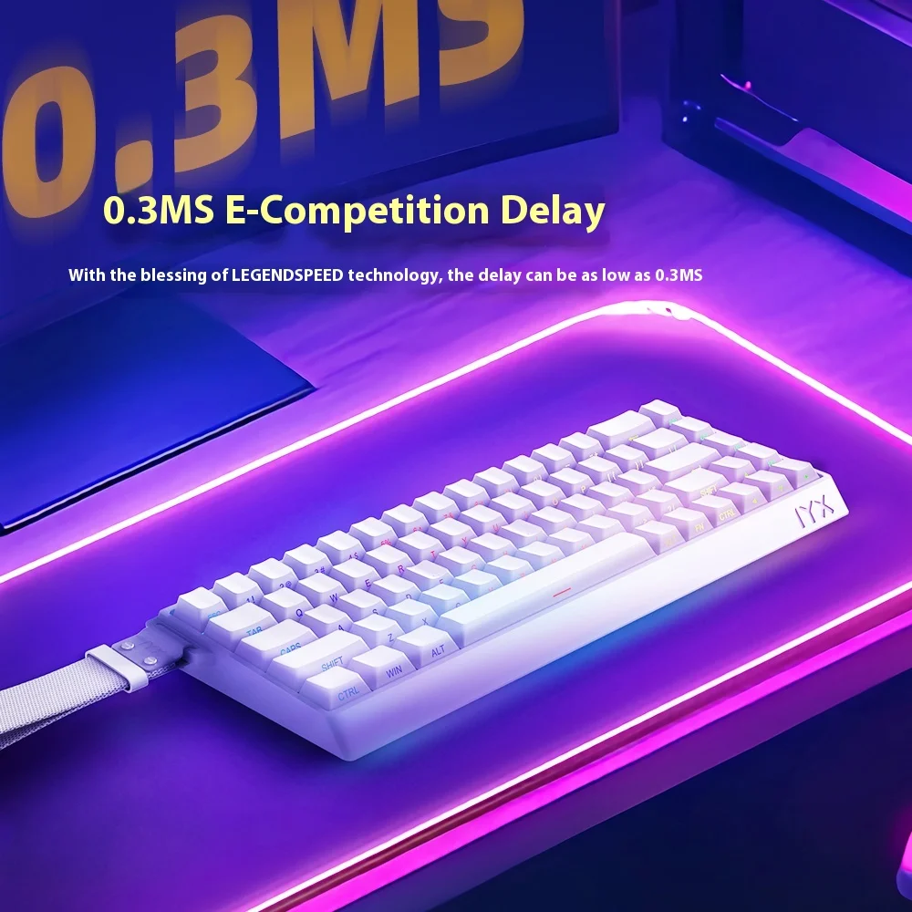 Imagem -05 - Iyx Mu68 Pro Interruptor Magnético Teclado Mecânico Rt0.04 mm 8000hz Teclado para Jogos Liga de Alumínio Teclado Weried Valorant Gamer