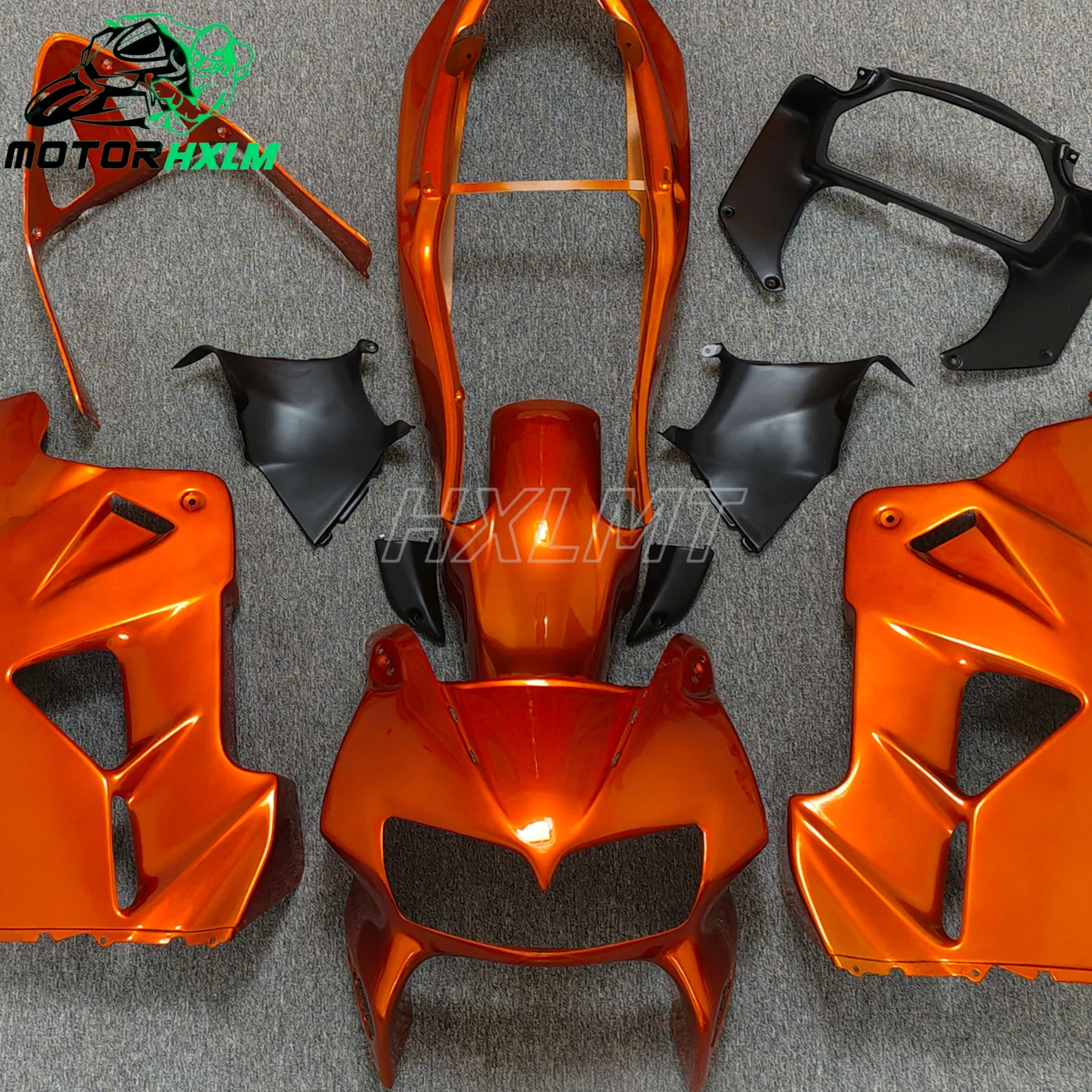 

ABS Fit Brand Motorcycle Fairing kit For HONDA VFR800 1998 1999 2000 2001 VFR 800RR 98 99 00 01 VFR800RR Gloss Black Fairing
