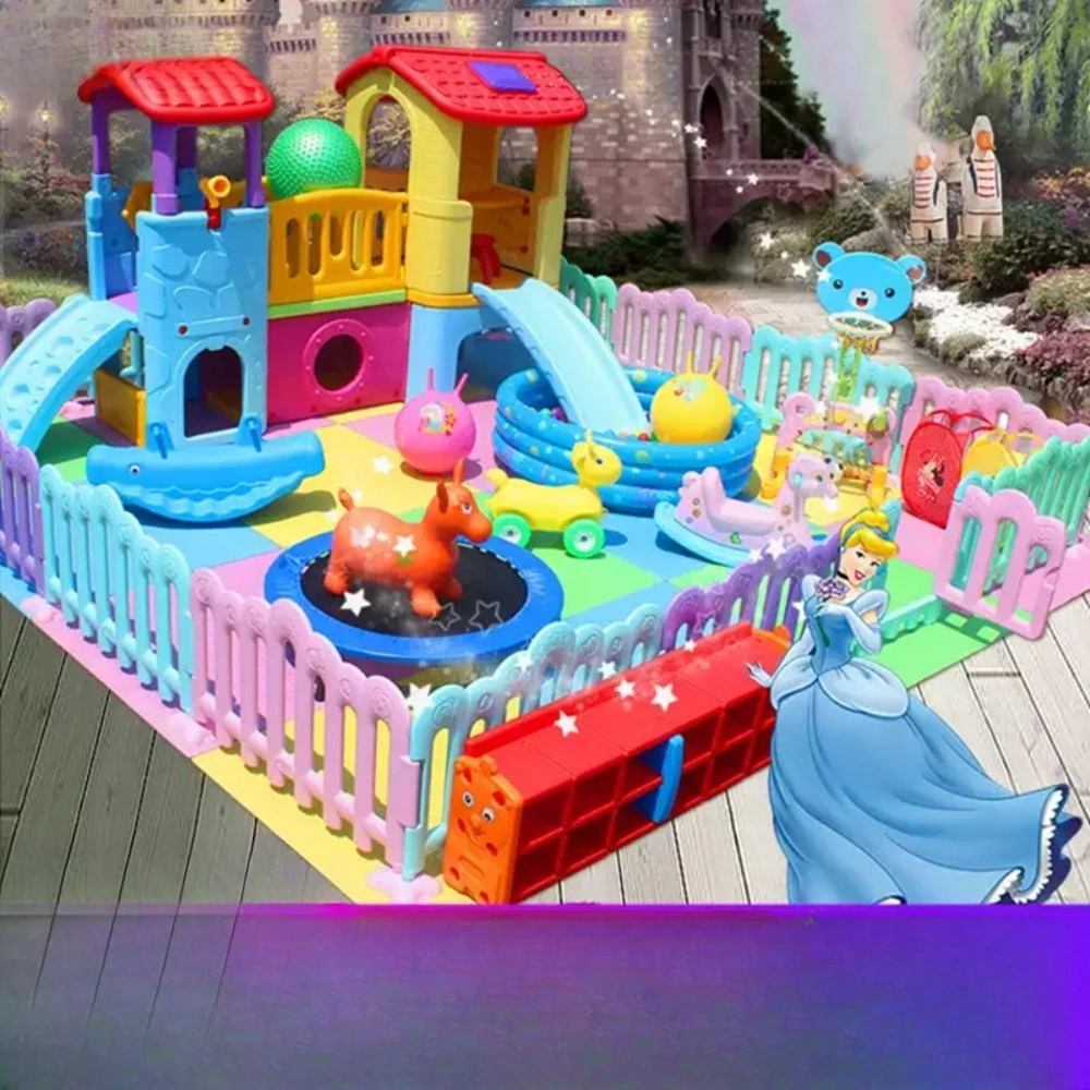 Children's Area Amusement Park Household Equipment Baby Family Playground Indoor Slide Swing Combination Slide