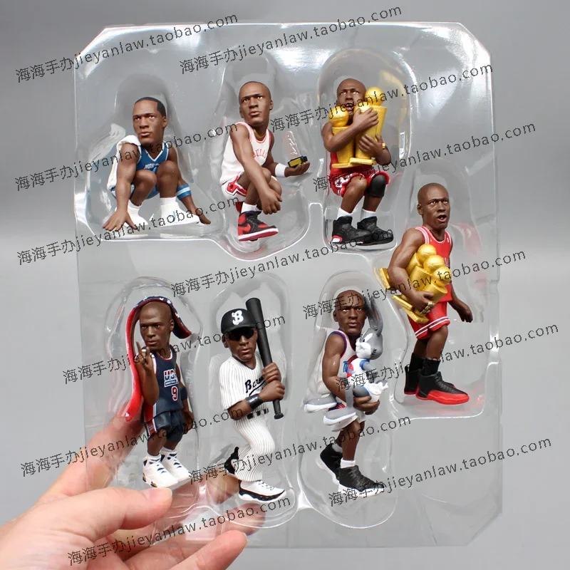 7pcs/set The Road To Growth Basketball Player Anime Figure Q-version Model Dolls Figurine Collectible Decoration Children Boy To