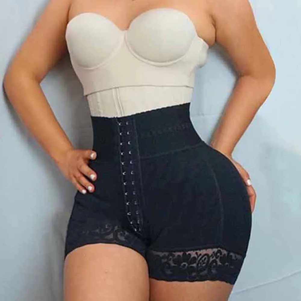 

Fajas Colombianas BBL Shorts Double Compression High Waisted With Mid-section Tummy Control Curvy Fit