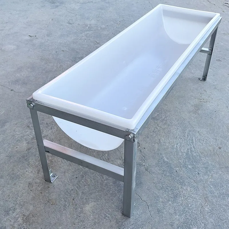 

For New Thickened Plastic Sheep Feeder with Frame Easily Assembled for Sheep Cow Horse Farming