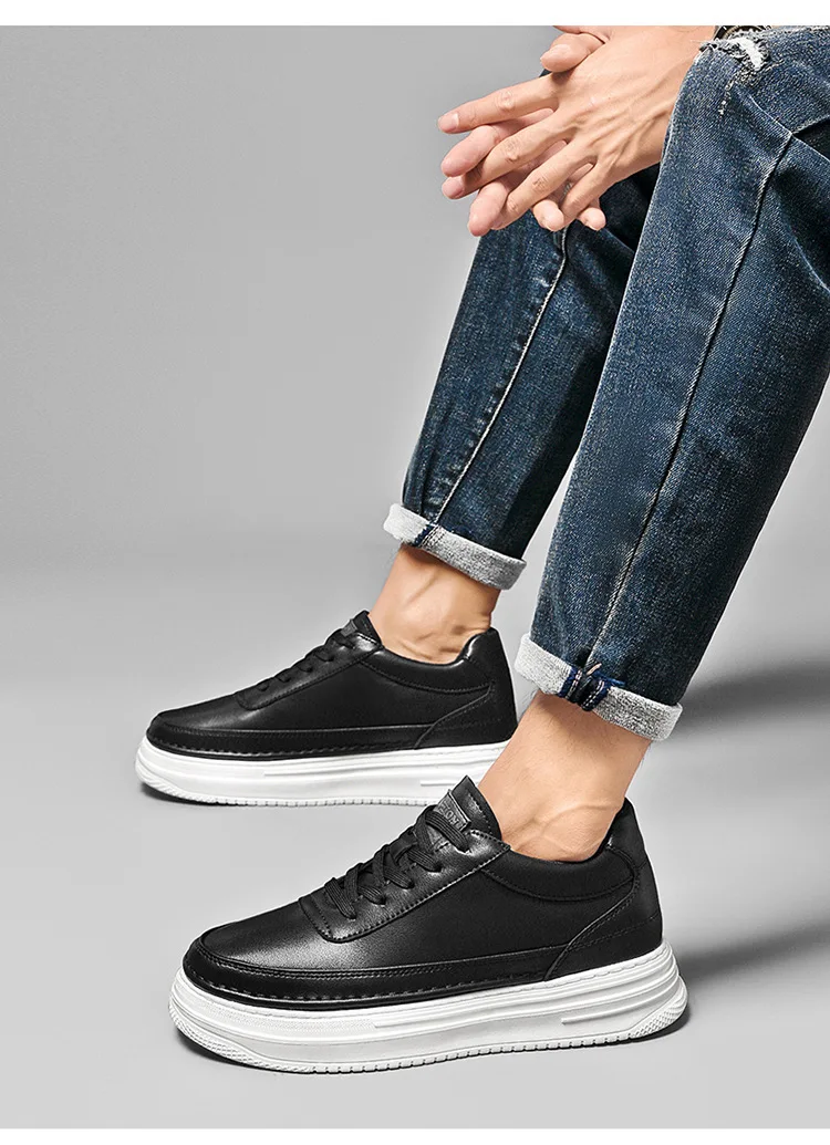 Mens heightening shoes New model is selling well Thick sole Anti slip Comfortable Durable Increase by 4/6/8/10 centimeters