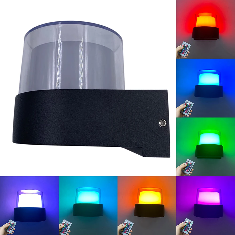 LEDs Wall Mounted Light Night Lamp A C85-265V 5 W with Remote Controller IP65 Water Resistance for Corridor Pathway Living Room