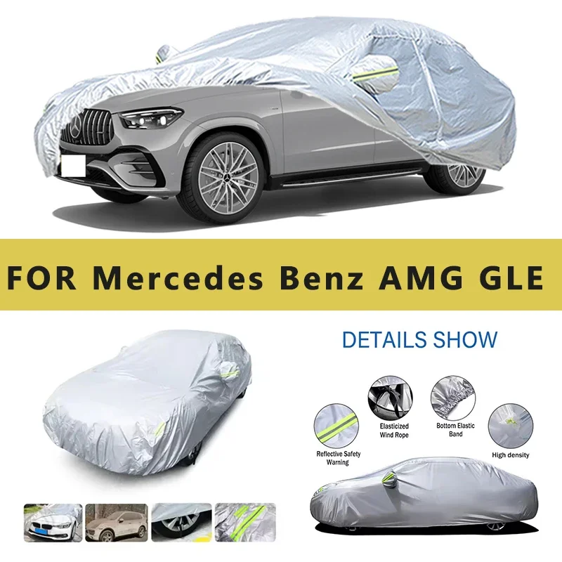 

For Mercedes Benz AMG GLE 53 4MATIC SUV Car Cover Outdoor Protection Covers Snow Sunshade Waterproof Dustproof Car Accessories