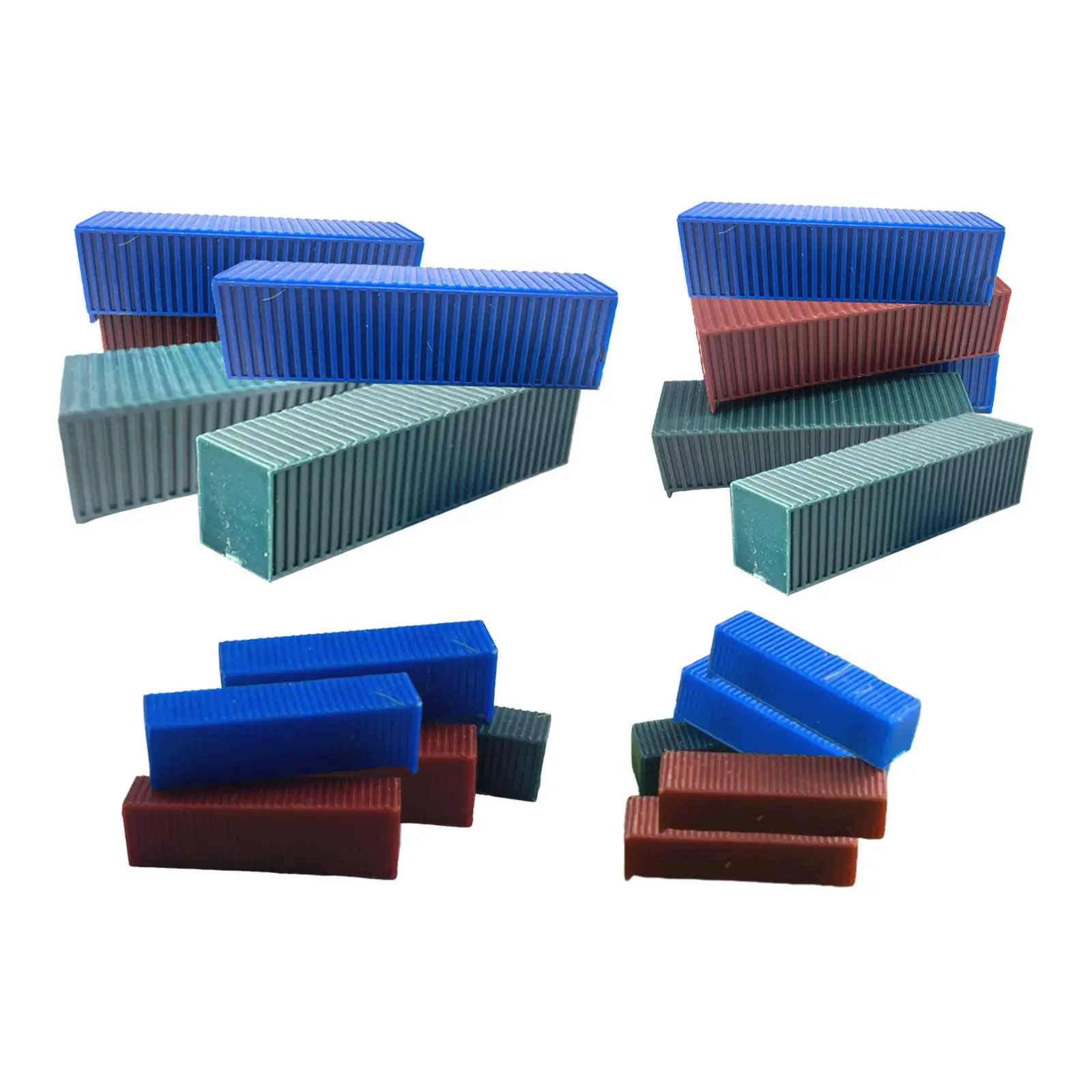 

5Pcs Miniature Container Models Crafts Mini Diorama for Railway Railroad Scenery Gaming Terrain Sand Table Scene Layout