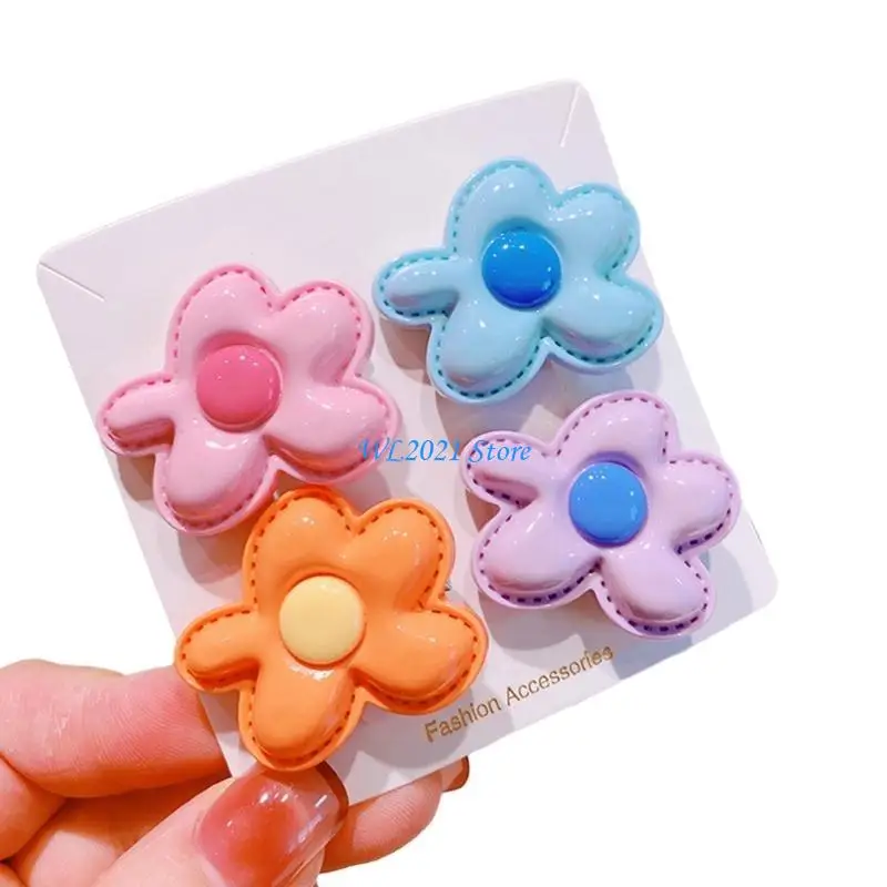 

G5GC Hair Barrettes Stylish Hair Accessory for Women Girls Mini Flower Hair Clips