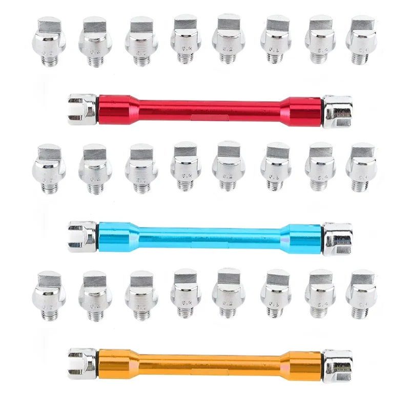 CNC لمعظم الدراجات النارية مقبض تكلم وجع مجموعة مفتاح ربط 5.0-6.8 سنتيمتر طول 93 مللي متر/3.7In لمفتاح إصلاح إطارات الدراجات النارية