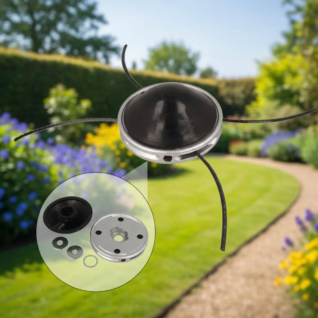 

Aluminum Construction Replacement Cutting Head Easy Load Design Innovative Design Line Trimmer Head Heavy-duty Metal