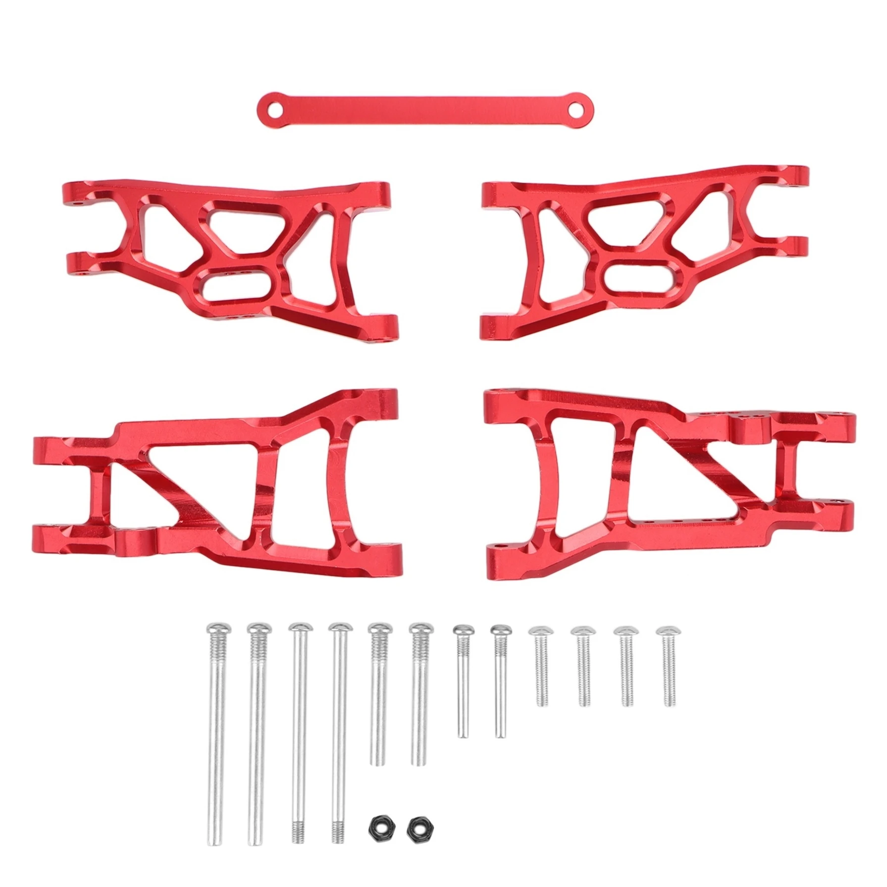 Metal Front and Rear Suspension Arm Set for 1/10 Traxxas Slash 2WD VXL Nitro Slash F-150 Raptor RC Car Upgrades Parts