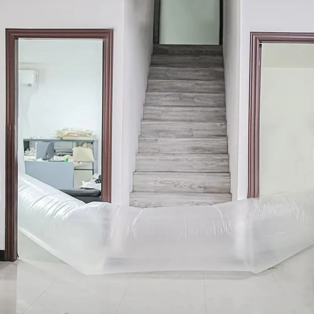 8/10/15/20M Air Conditioner Extended Bag Flexible Summer Cooling Wind Duct Bag Plastic Conveyor Air Pipe Air Flow Guidance