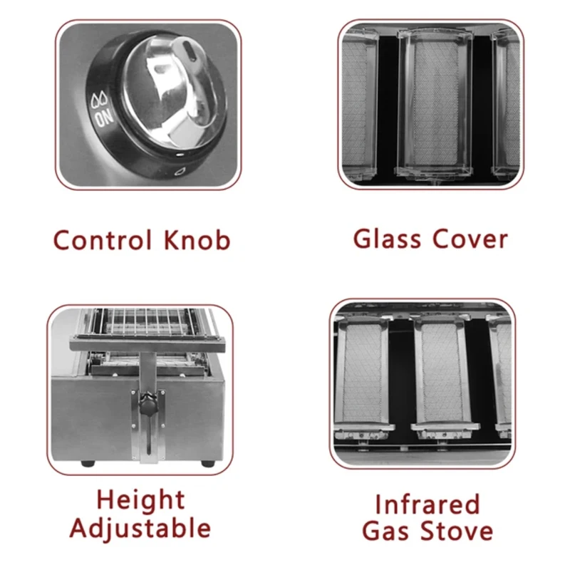 6 Burner Tabletop B…