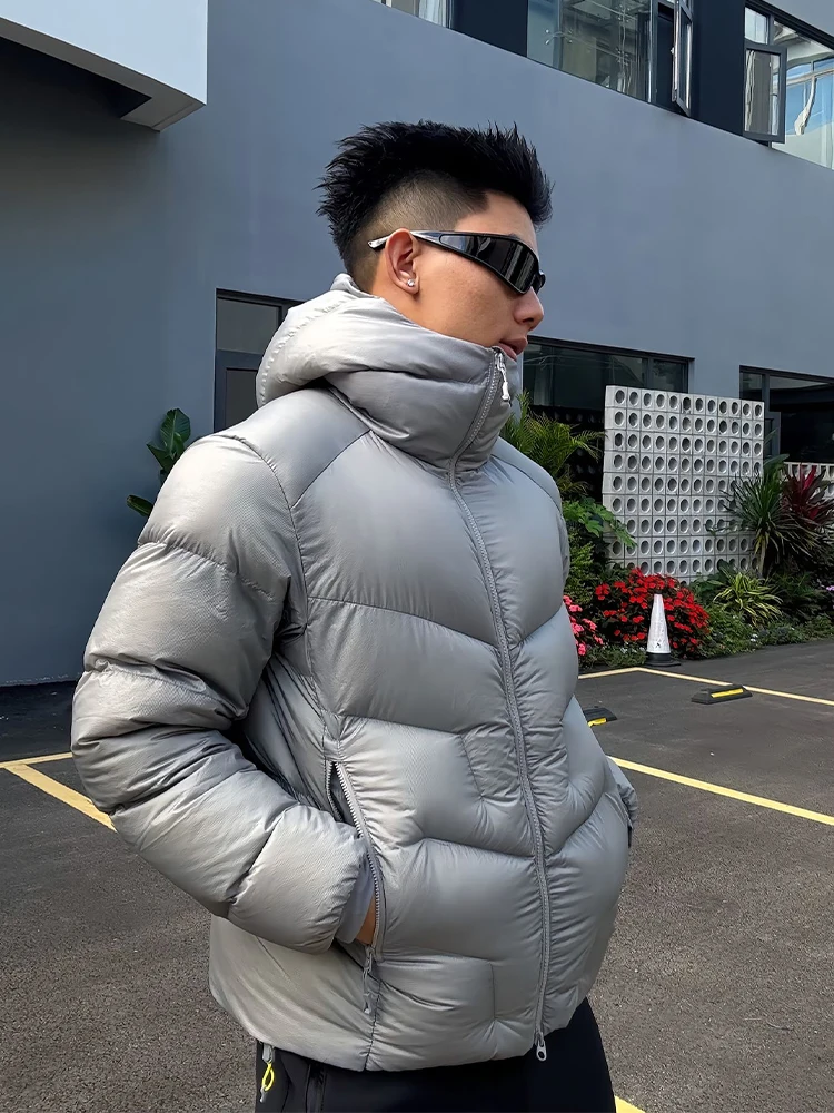 

Легкая хлопковая куртка с капюшоном для мужчин, зимняя утепленная, ветрозащитная, водонепроницаемая, сохраняющая тепло.