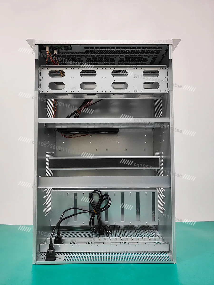 Industrial Control Chassis 4090 Graphics Card 12 Slots Multi-dual ATX Power Supply 360 Water Cooling Main Board Server