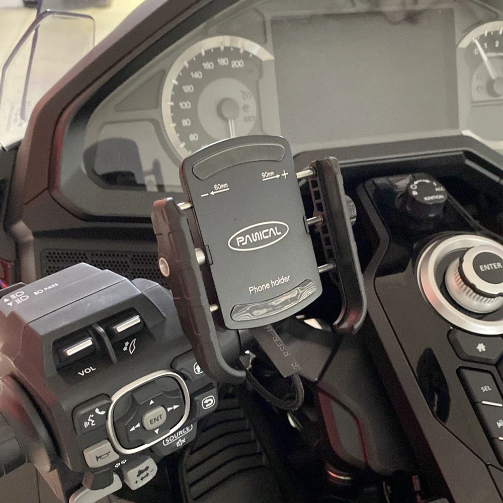 Goldwing GL1800 Griff Mobile GPS Telefon Halter Navigatio Wasser Tasse Halter Für Honda Gold Wing GL1800 GL1500 1988-2025 Panical – Detail 11
