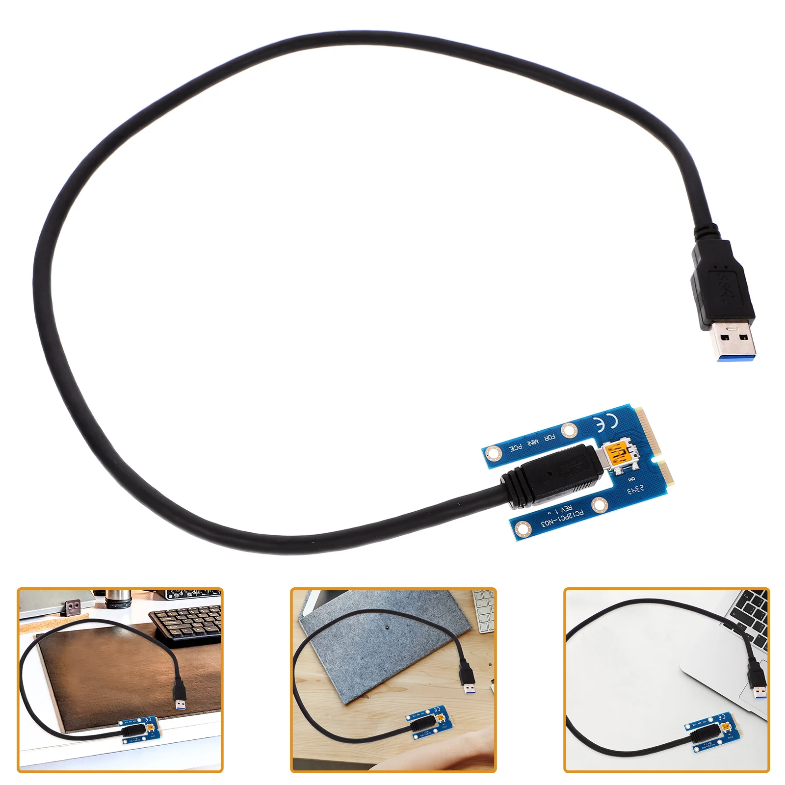 

USB Cable -E to PCIe x16 External Graphics Card Laptop Computer Supply Expandable Gaming Practical Solution Independent