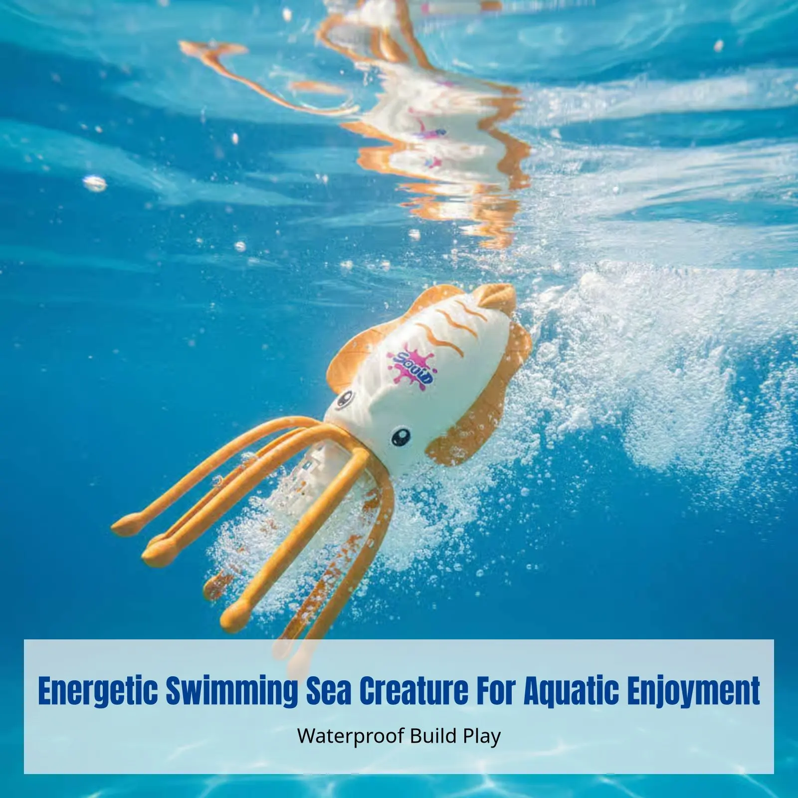 

Электрическая игрушка-имитация кальмара, игрушка для игр в воде в ванной и бассейне для детей, игрушка для плавания на открытом воздухе, мультяшная игрушка для малышей, водонепроницаемая, случайный цвет