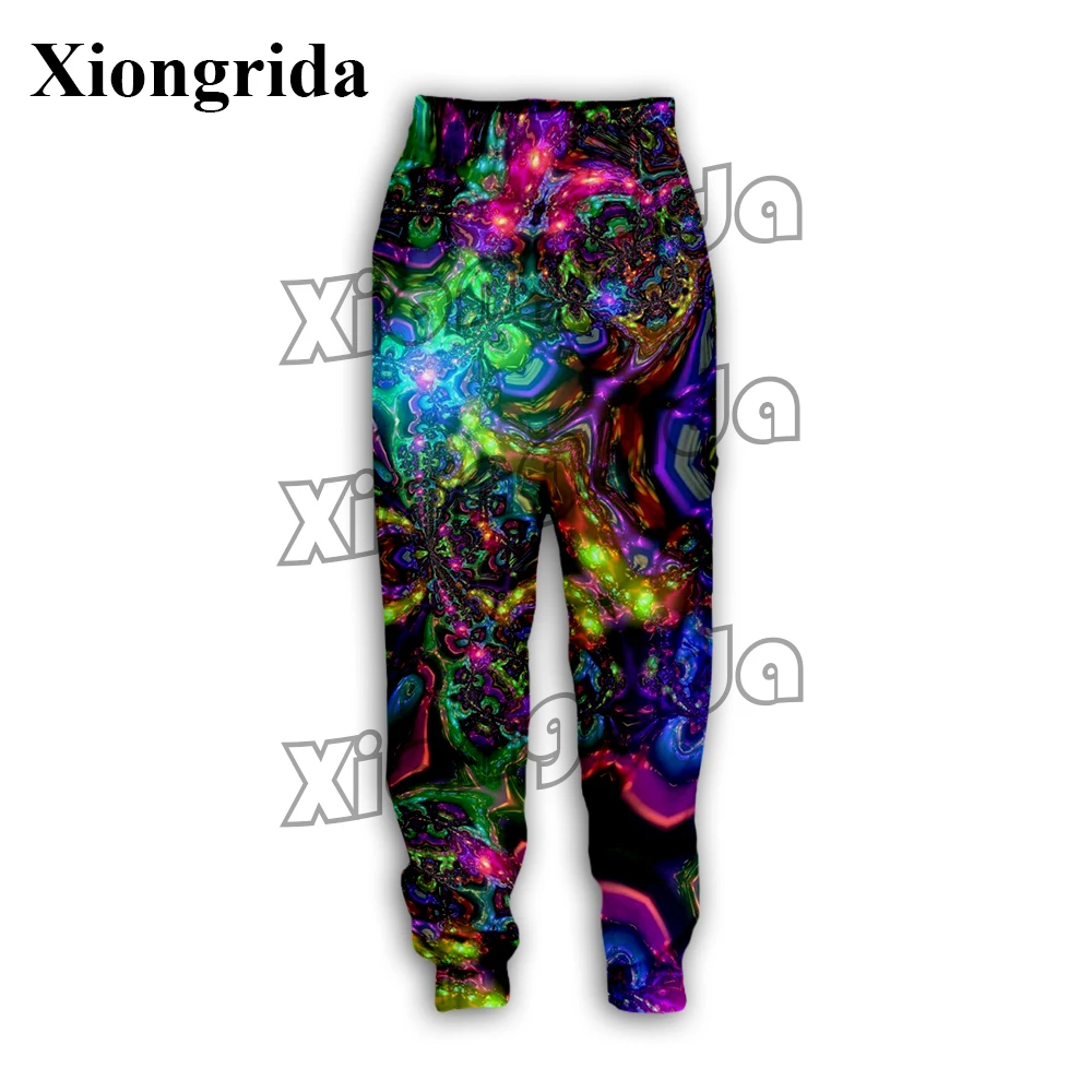 

Hippie Graffiti Sweatpants Men Colorful Casual Musician 3D Hip Hop Trousers High Waist Harajuku Pants Colorful Psychedelic Pants