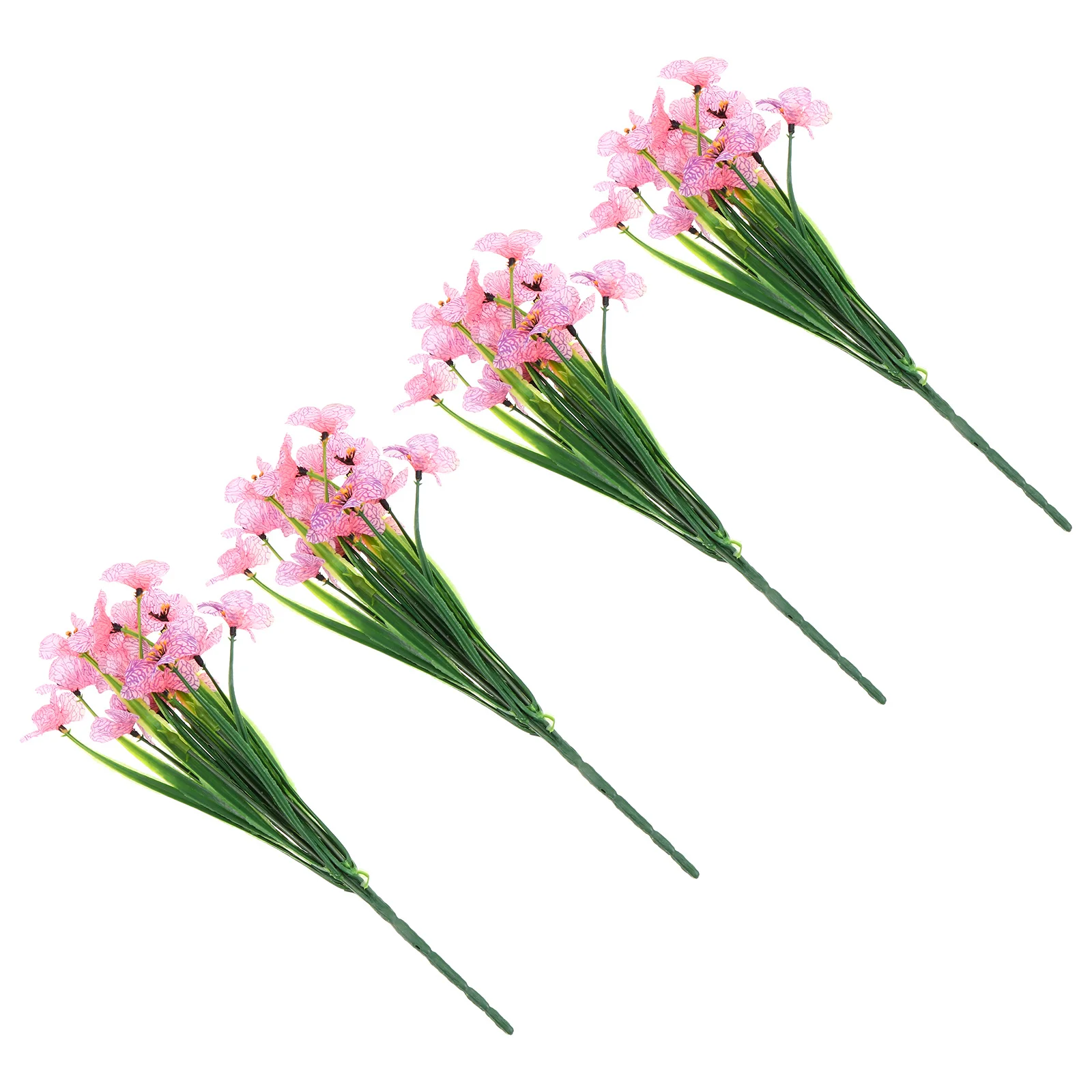

1Set Plastic Simulated Violet Flowers for Elegant Wedding Bouquets and Home Decoration Simulated Flower