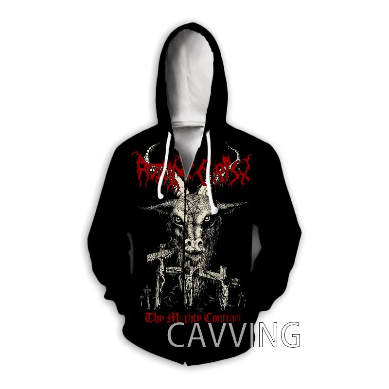 

CAVVING 3D Printed Rotting Christ Zipper Hoodies Zip Hooded Sweatshirt Harajuku Hoodie Sweatshirt for Men/women