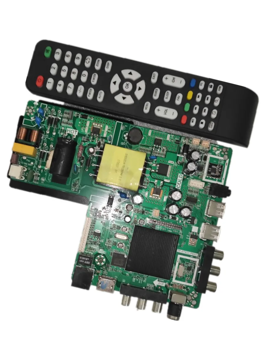 Freies verschiffen!! Test gute Dual core WiFi 512m + 4g speicher TV motherboard TP.ATM20.PB801 65V 480ma 35w