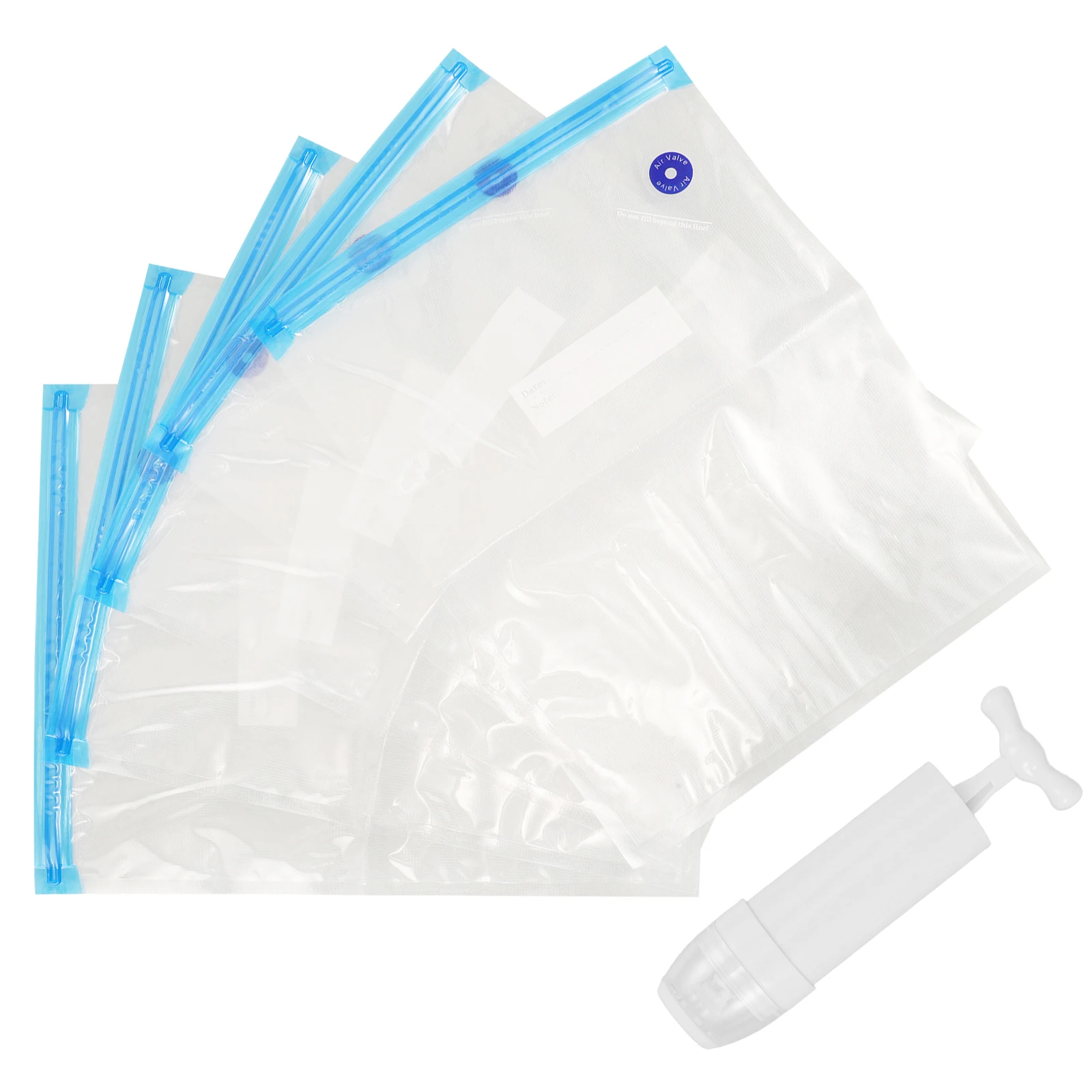 

Vacuum Compression Food Storage Sealer PE Material High Temperature Fresh Bag Freezable Snack Packing Universal Design Heat