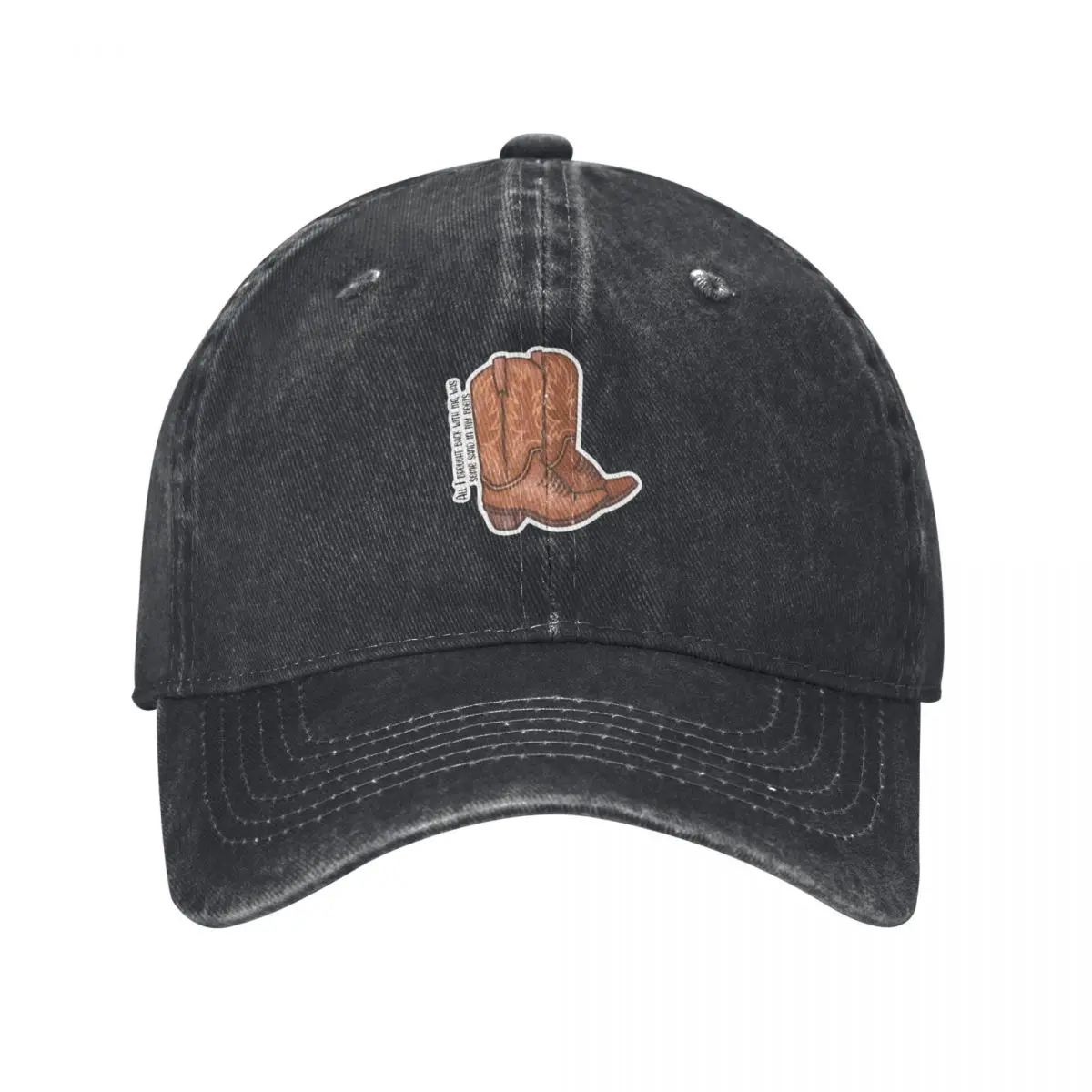 Cowboy Boots Baseball Cap Ball Cap Thermal Visor Men Caps Women's