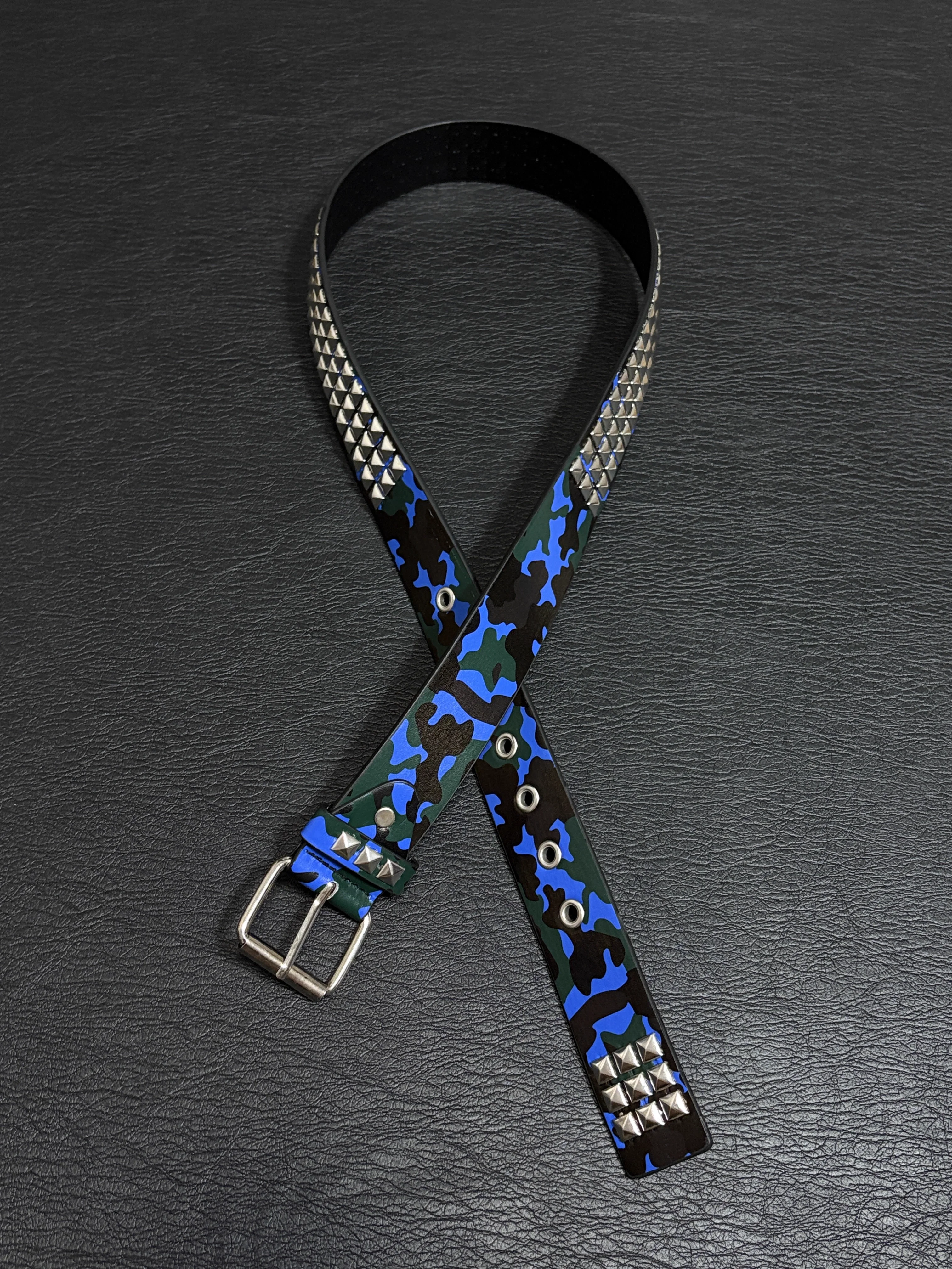 الرجال النساء خمر الأزرق طباعة برشام بولي Leather الجلود الشرير مشد الإناث Cummerbund معطف حزام فستان Decration واسعة حزام J1827