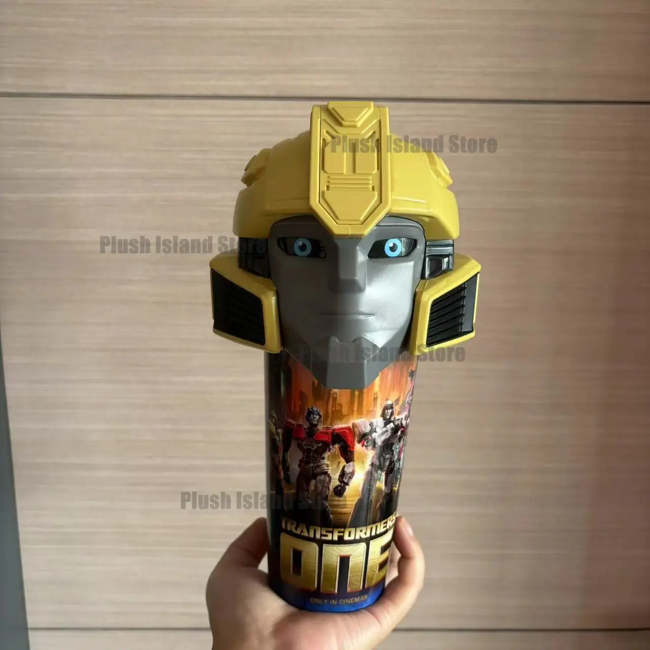 2024 New Movie 《Transformers One》 Optimus Prime Bumblebee Topper Cup Figuine Cinema Collectible Gift Capacity 22oz