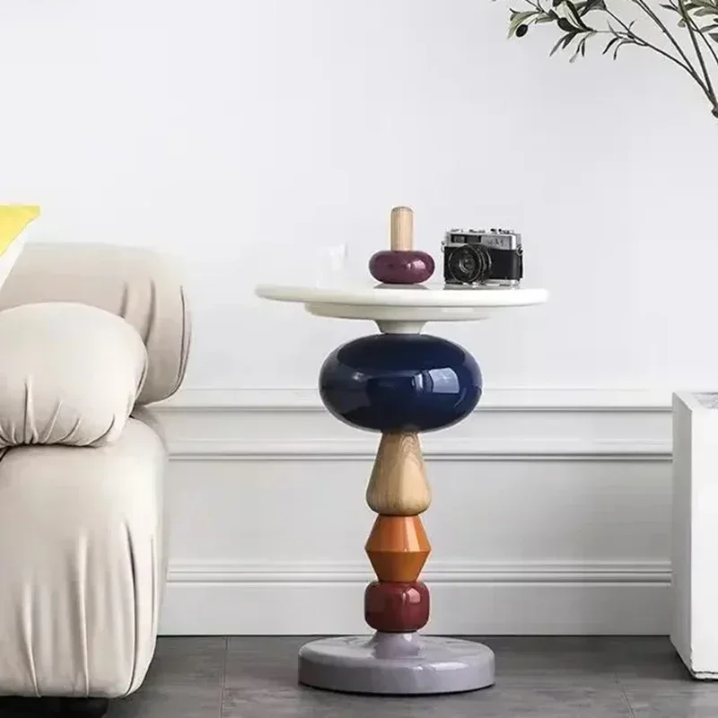 Tavoli rotondi semplici Soggiorno di moda Tavoli da conferenza per caffè particolare Mobili per la casa moderni di nuovo stile Muebles Para El Hogar