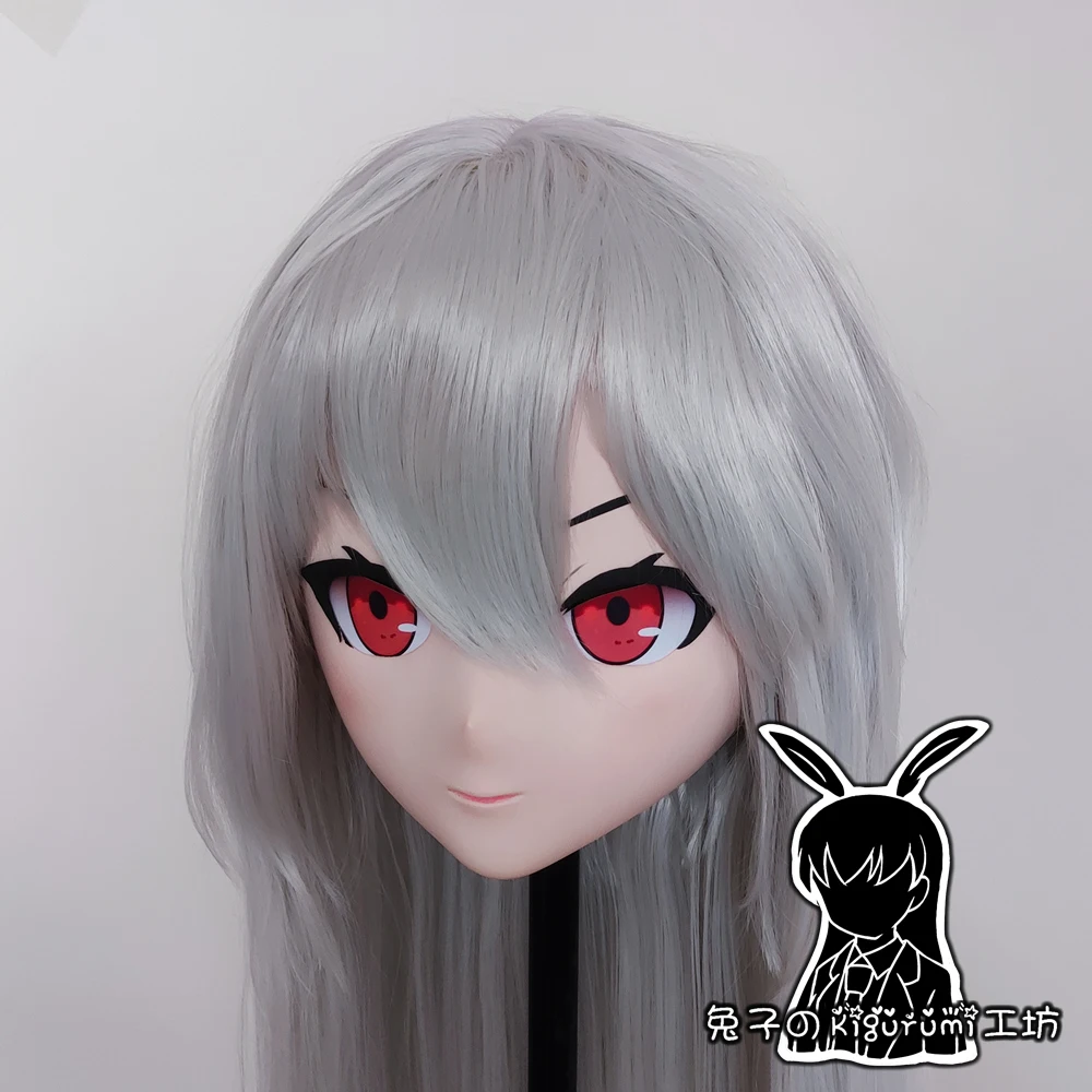 (RB277)Full Head Female Resin Cosplay Japanese Role Play Kigurumi Mask Crossdresser Doll Transgender Mask
