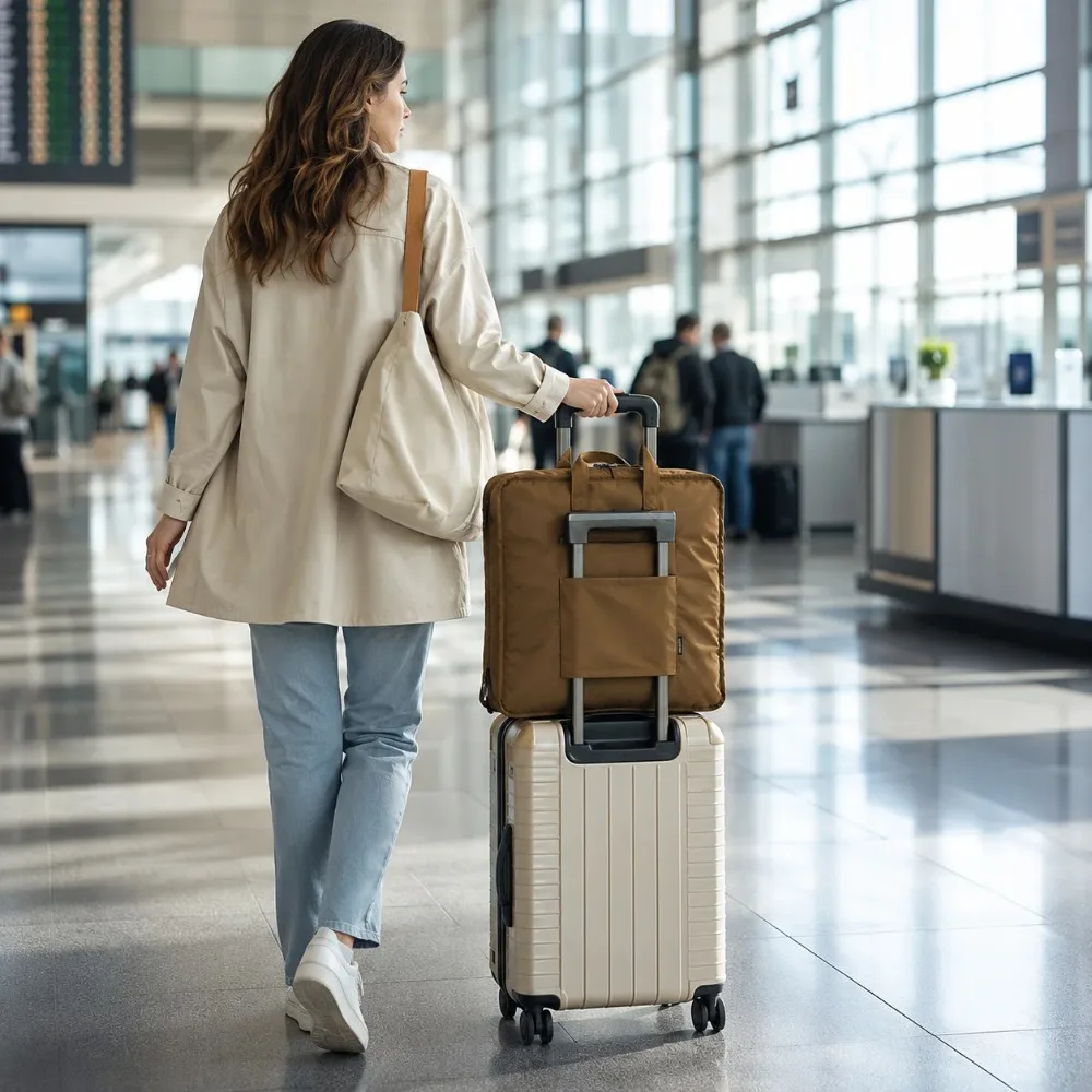 Travel Bag Large-capacity, Lightweight Six-in-one Luggage Storage Business Travel Bag Can Be Set with Trolley Case Handbag