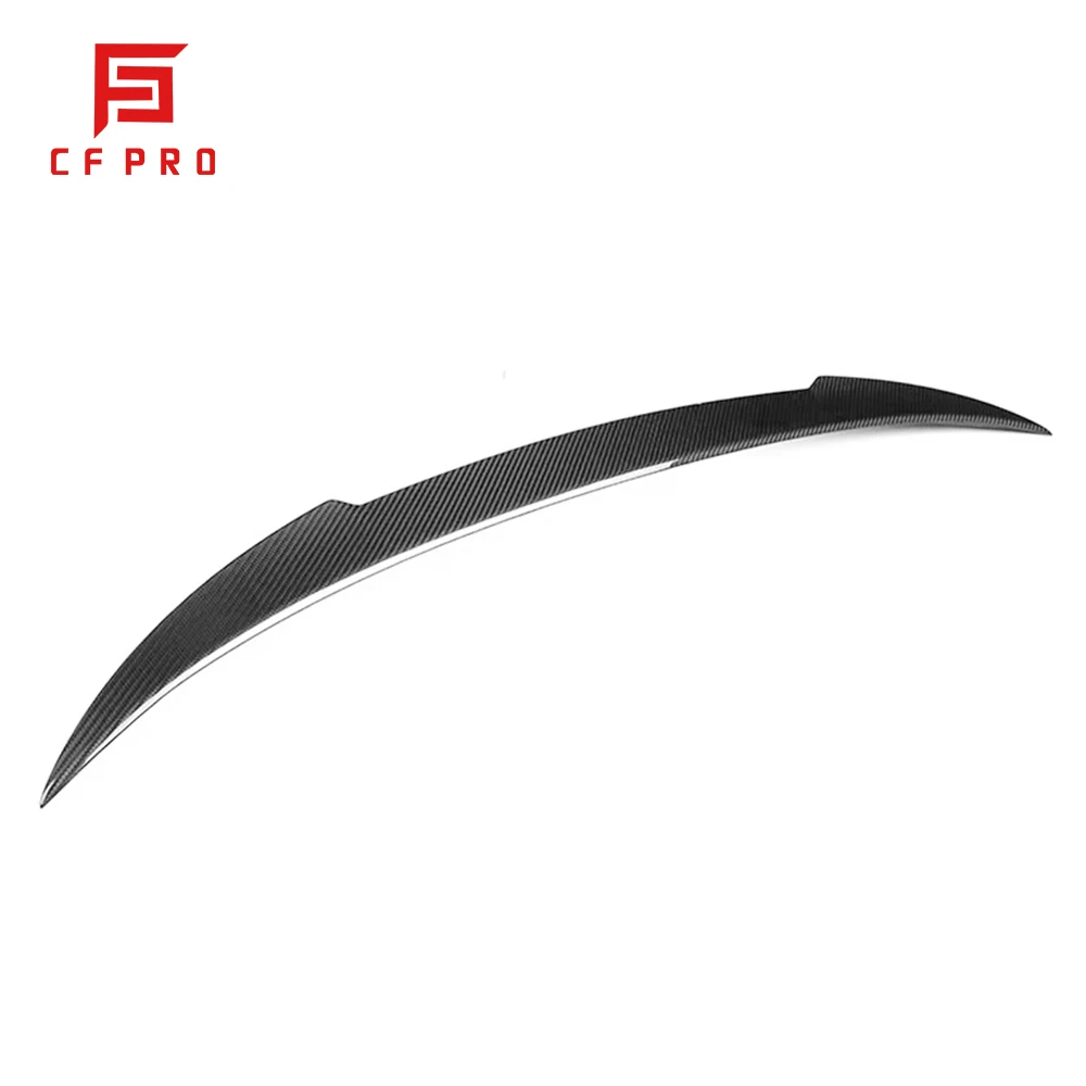 For BMW 8 Series G14 G15 Carbon Fiber Material  Rear Wing Spoiler Body Kit Tail Boot Lip Wing Spoiler