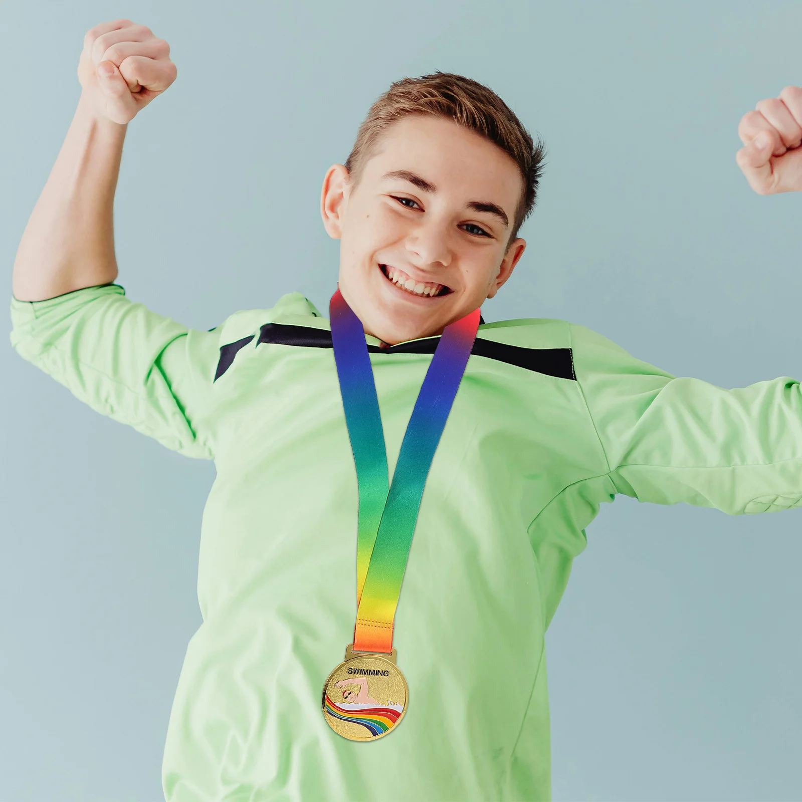 

Swimming Medal Gold Medal For Sports Competitions Metal Trophy Recognition Medals For Swimming Competition