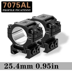 Discovery 25.4mm Scope Ring Rings for Picatinny Rail Cnc 7075 Aviation Aluminum Hunting Acessories Mounting Ring for Outdoor